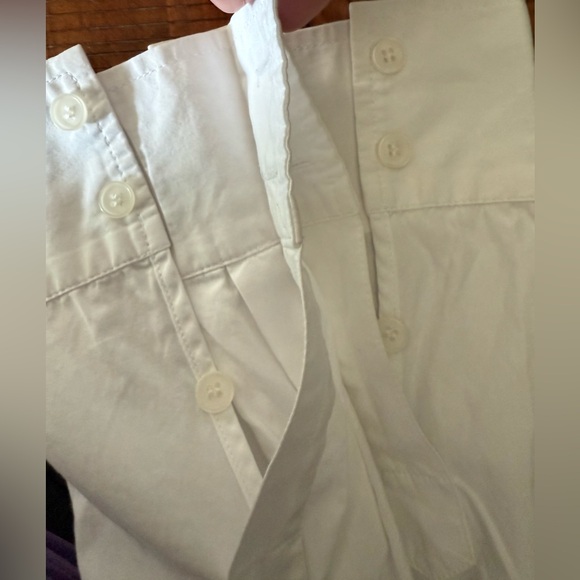 Lafayette 148 White Long Sleeve Tunic Top with Pockets-Size 8 - Picture 5 of 12